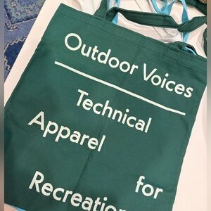Outdoor Voices canvas tote - Aspen limited edition